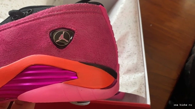 Chep Onekick Low DH4121-600 Jordan Retro 14 Shocking Pink (W) 0528
